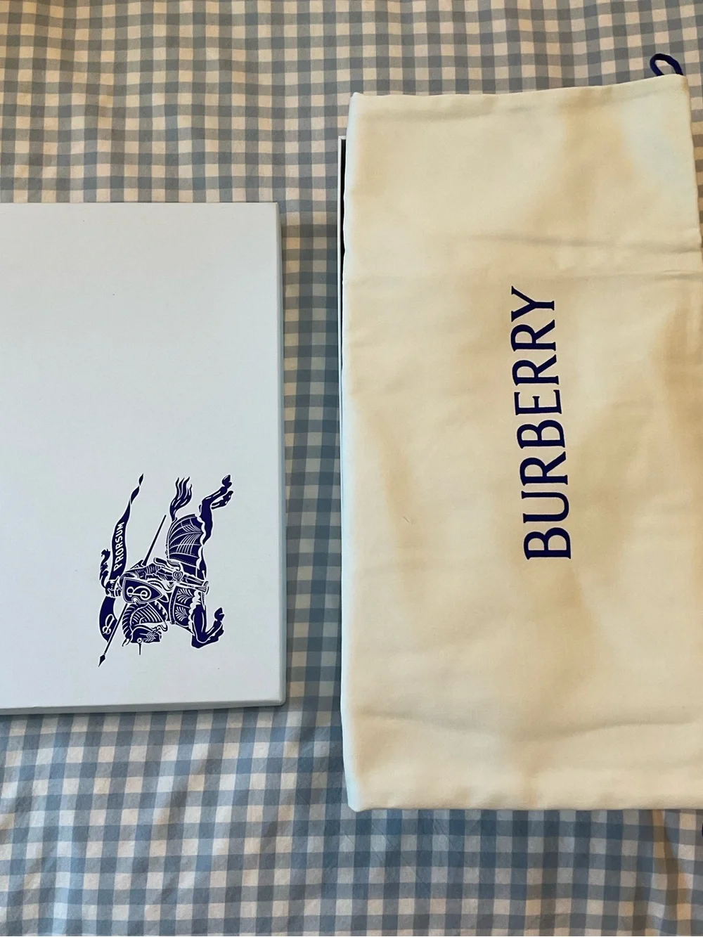 Burberry Beige Check Thong Sandals with Black Footbed